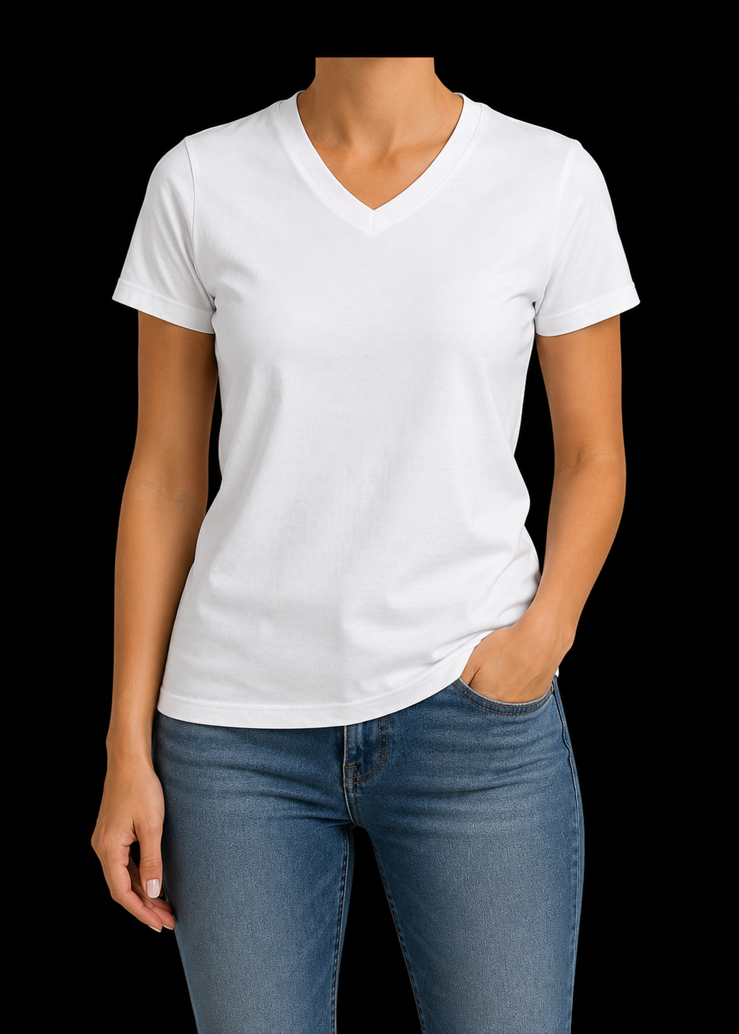 Women's V Neck