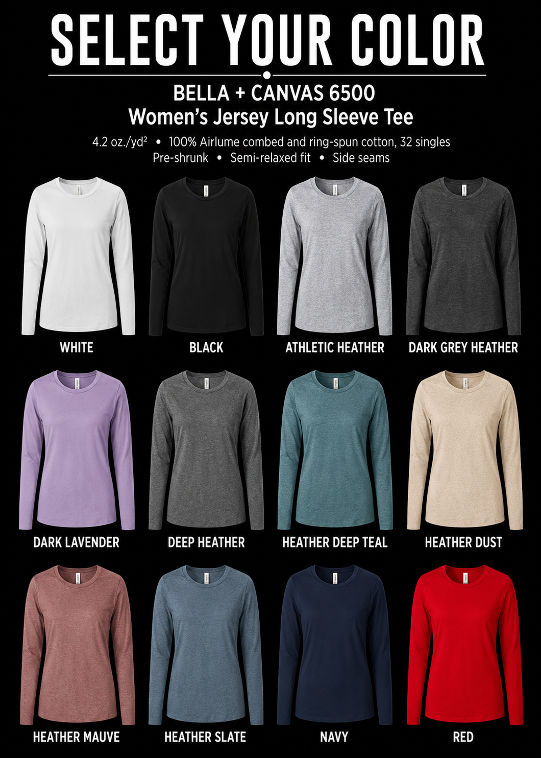 Women’s Premium Long Sleeve 6500