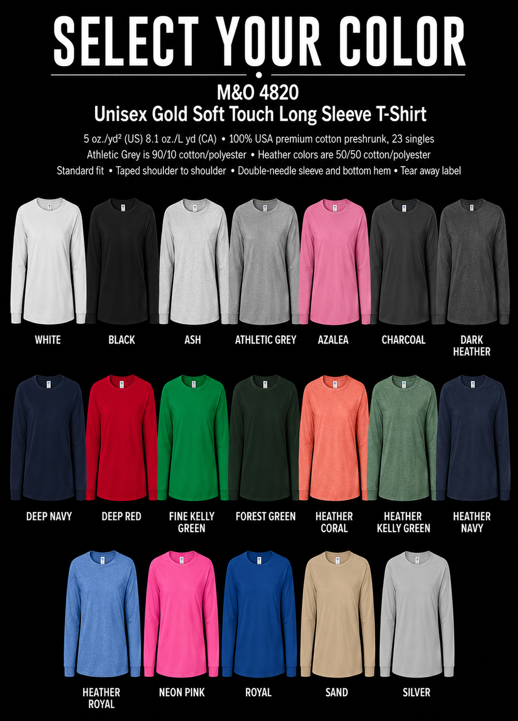 Premium Cotton Long Sleeve 4820