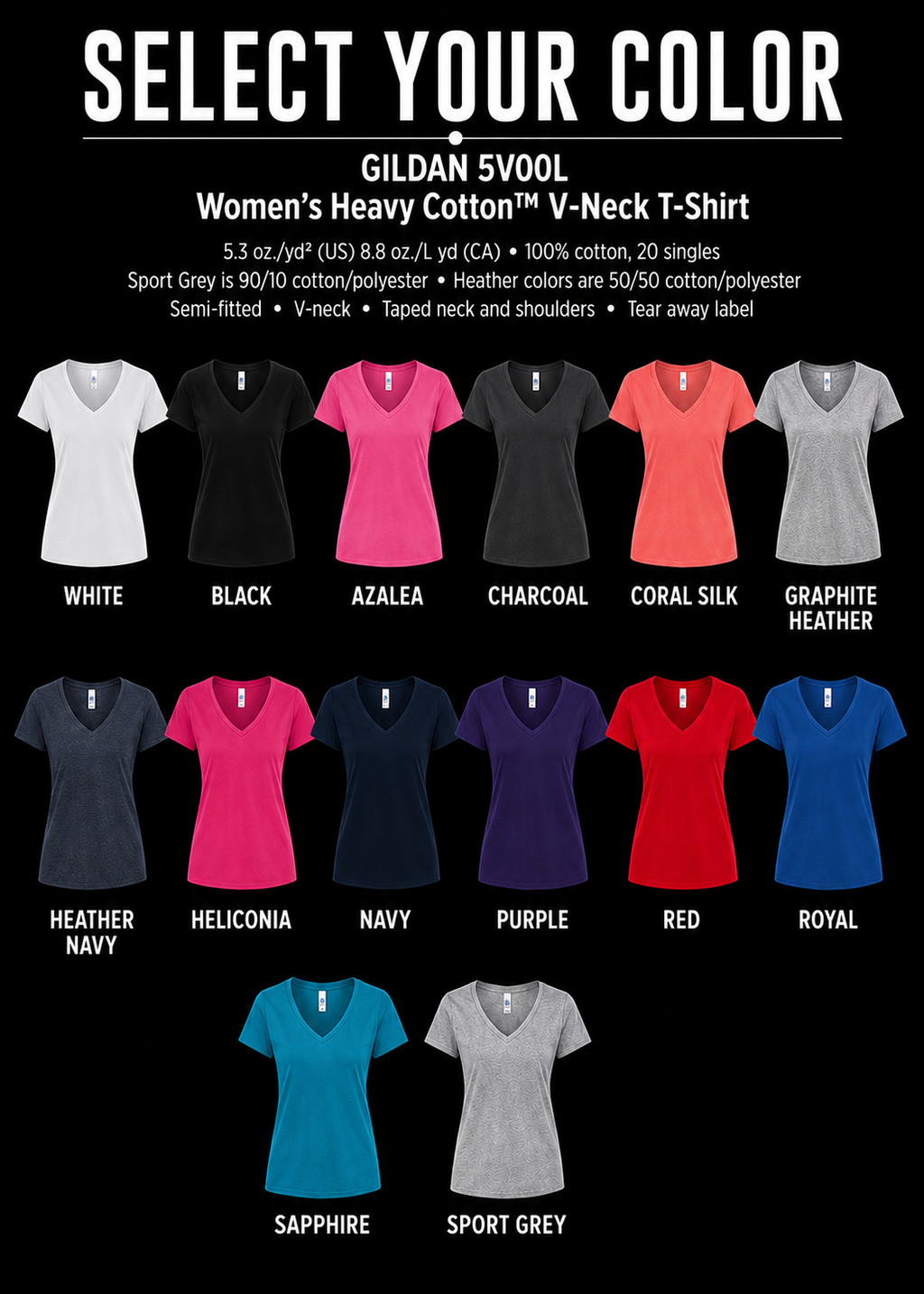 Women’s Everyday Cotton Tee 5V00L